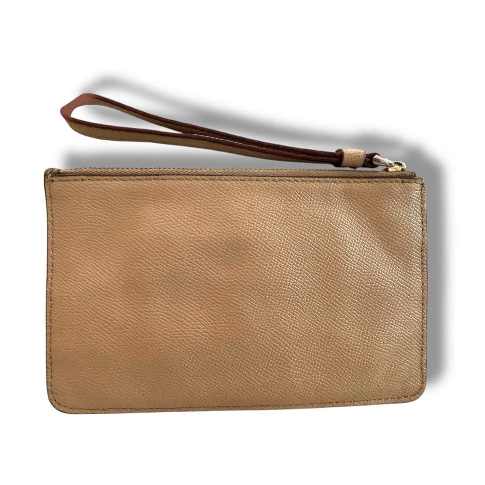 Coach Combination Gold Glitter Wristlet | Sparkly and Fun - Picture 3 of 4